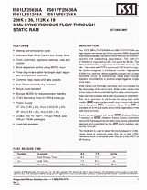 DataSheet IS61LF51218A pdf